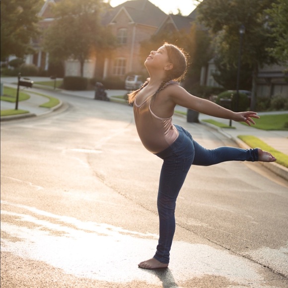 NCO Girls Pull on Blue Jeggings - Picture 7 of 11